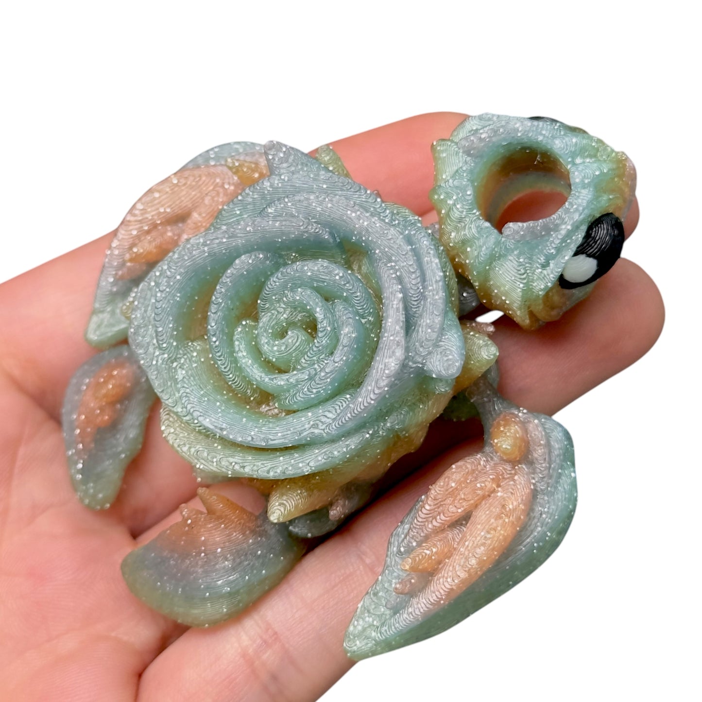 Rainbow Turtle Straw Buddy – Cute Straw Topper for Tumblers & Stanley Cups