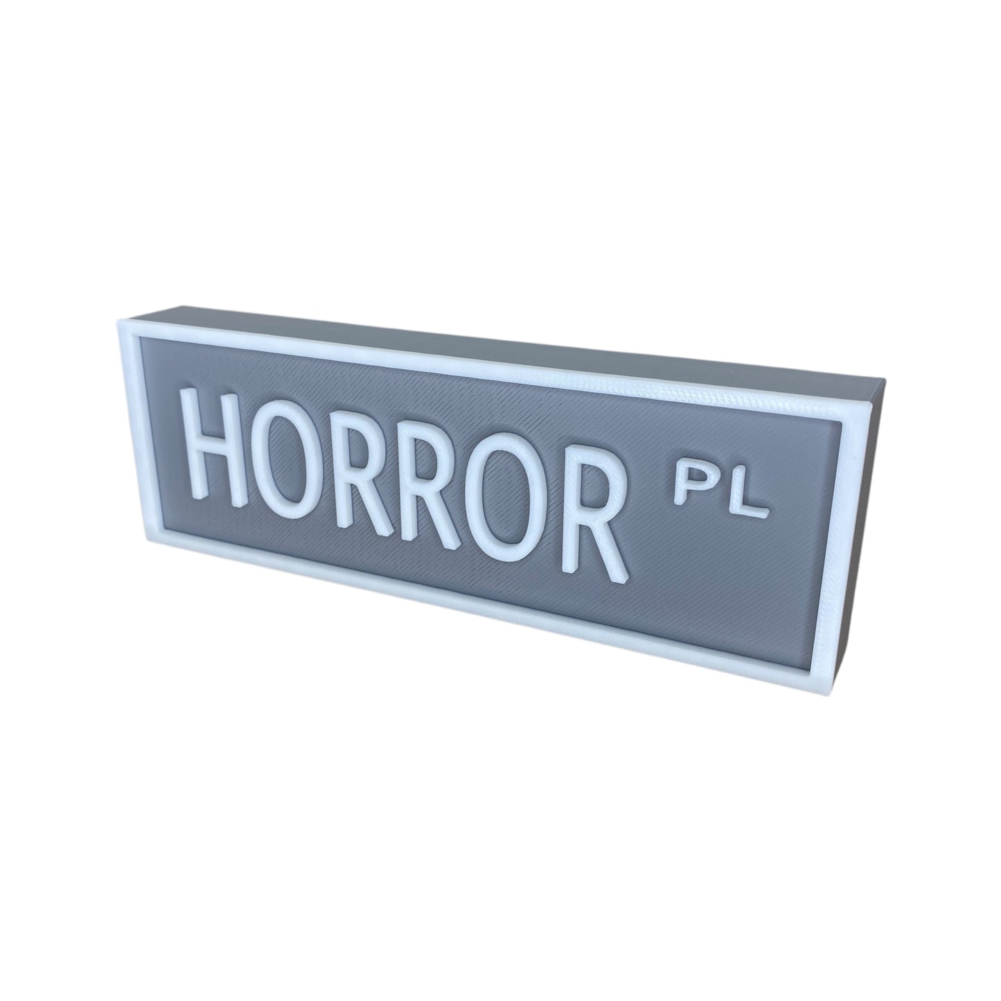 Book Genre Street Signs - 3D Printed Matte PLA Decor for Bookshelves & Reading Nooks - 18+ Genres Available - Perfect Gift for Book Lovers