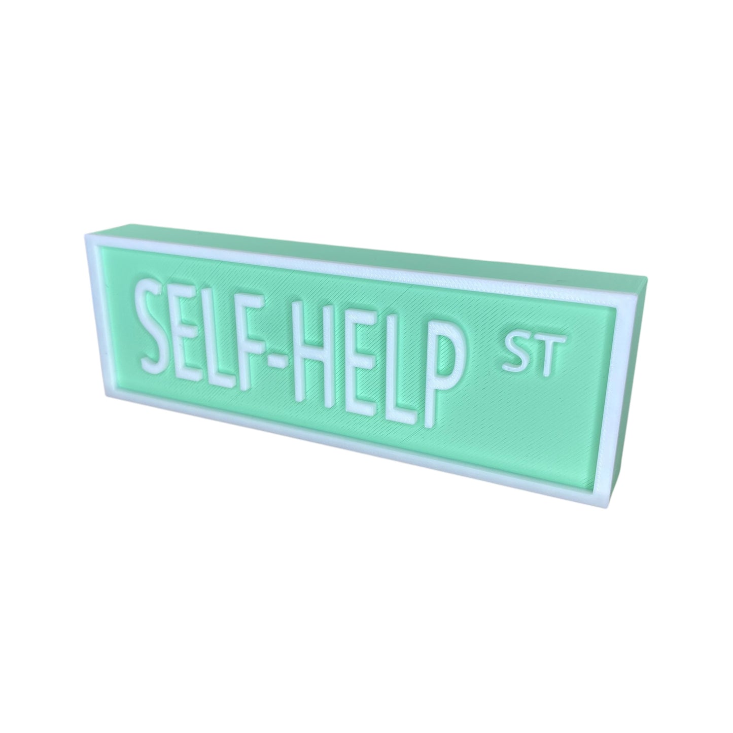 Book Genre Street Signs - 3D Printed Matte PLA Decor for Bookshelves & Reading Nooks - 18+ Genres Available - Perfect Gift for Book Lovers