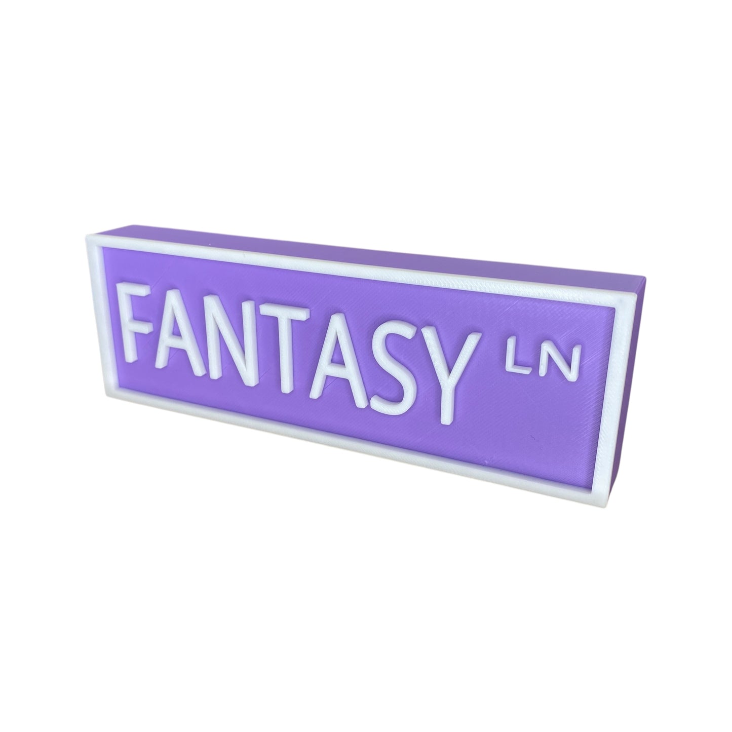 Book Genre Street Signs - 3D Printed Matte PLA Decor for Bookshelves & Reading Nooks - 18+ Genres Available - Perfect Gift for Book Lovers