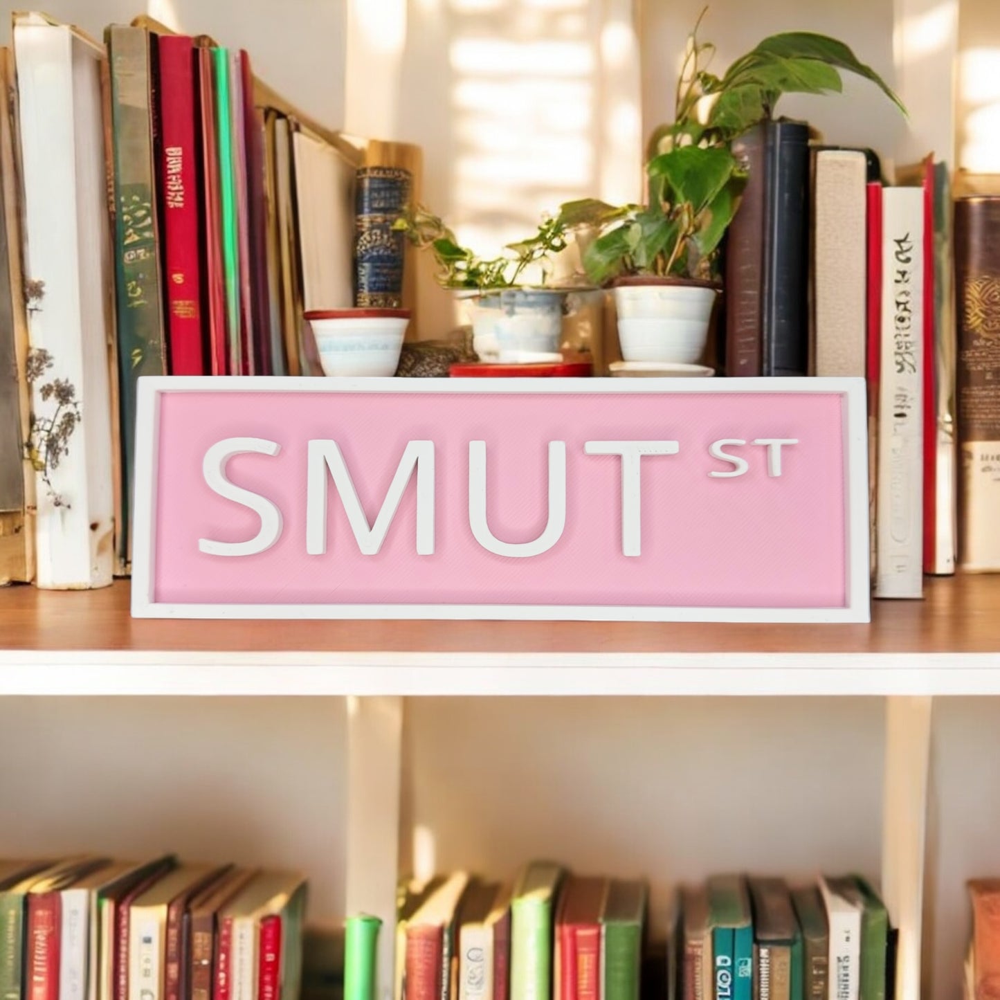 Book Genre Street Signs - 3D Printed Matte PLA Decor for Bookshelves & Reading Nooks - 18+ Genres Available - Perfect Gift for Book Lovers