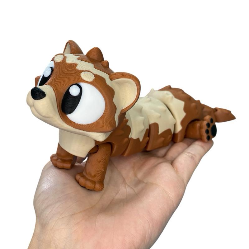 Jumbo Collectible Figurines – Cute 3D Printed Dinos & Animals – Articulated, Colorful, Limited Edition