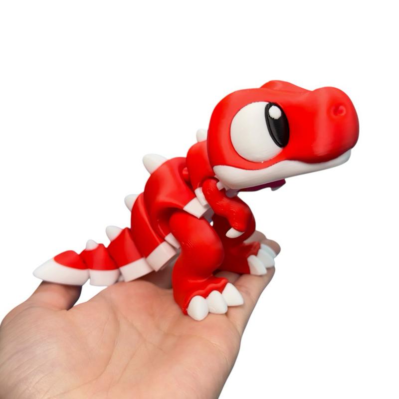 Jumbo Collectible Figurines – Cute 3D Printed Dinos & Animals – Articulated, Colorful, Limited Edition