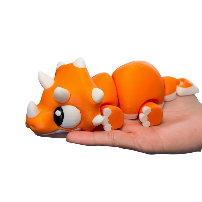 Jumbo Collectible Figurines – Cute 3D Printed Dinos & Animals – Articulated, Colorful, Limited Edition