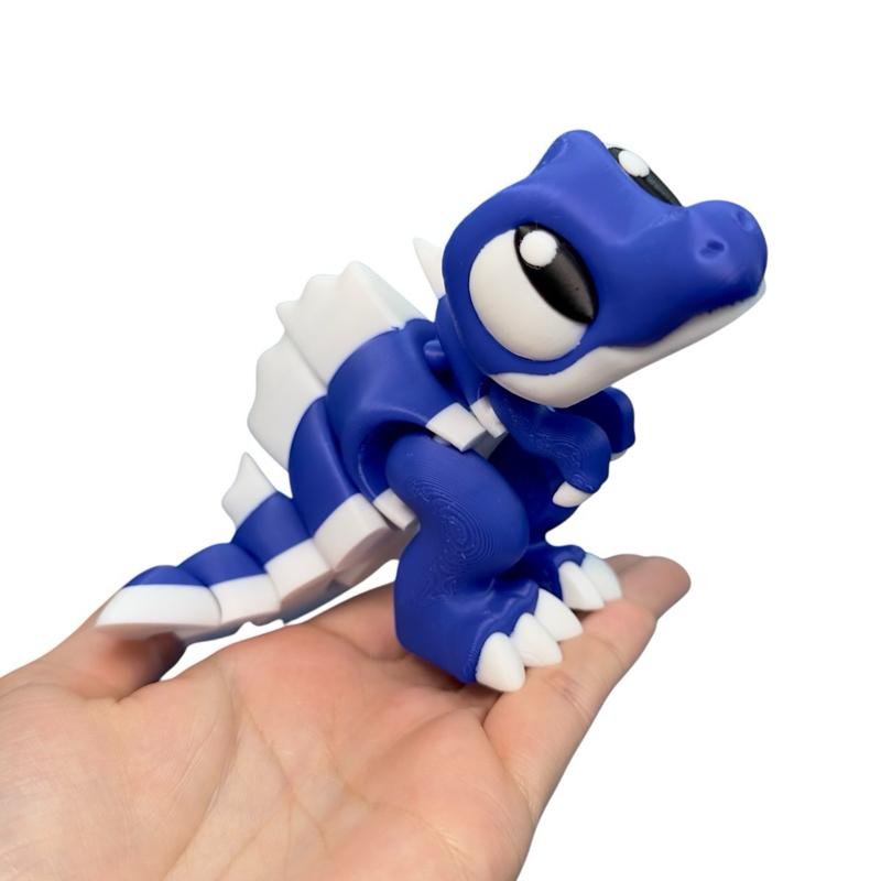 Jumbo Collectible Figurines – Cute 3D Printed Dinos & Animals – Articulated, Colorful, Limited Edition