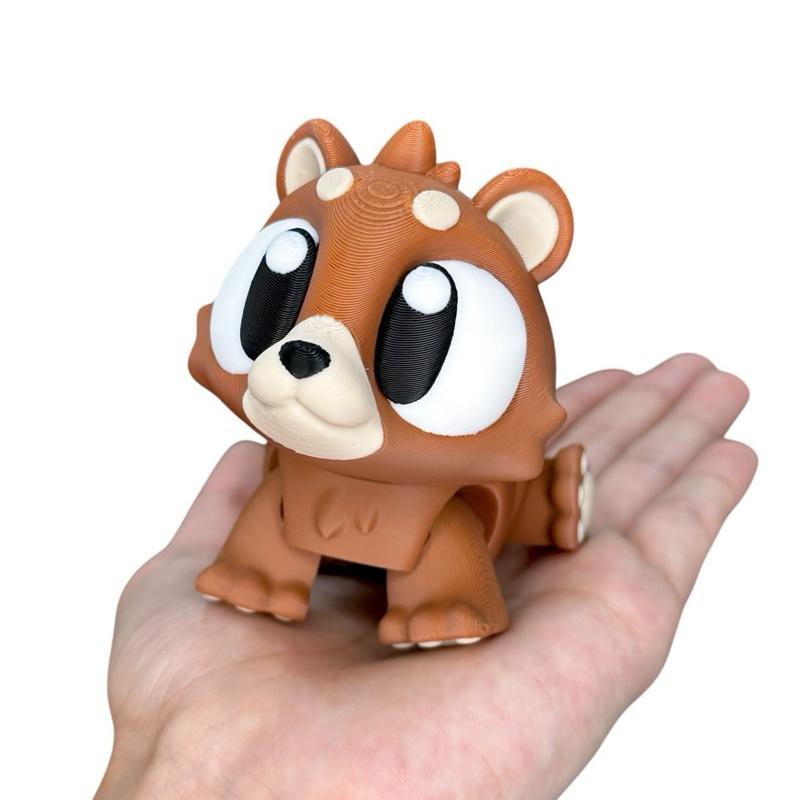 Jumbo Collectible Figurines – Cute 3D Printed Dinos & Animals – Articulated, Colorful, Limited Edition
