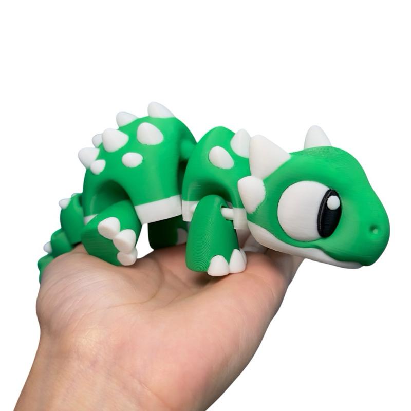 Jumbo Collectible Figurines – Cute 3D Printed Dinos & Animals – Articulated, Colorful, Limited Edition