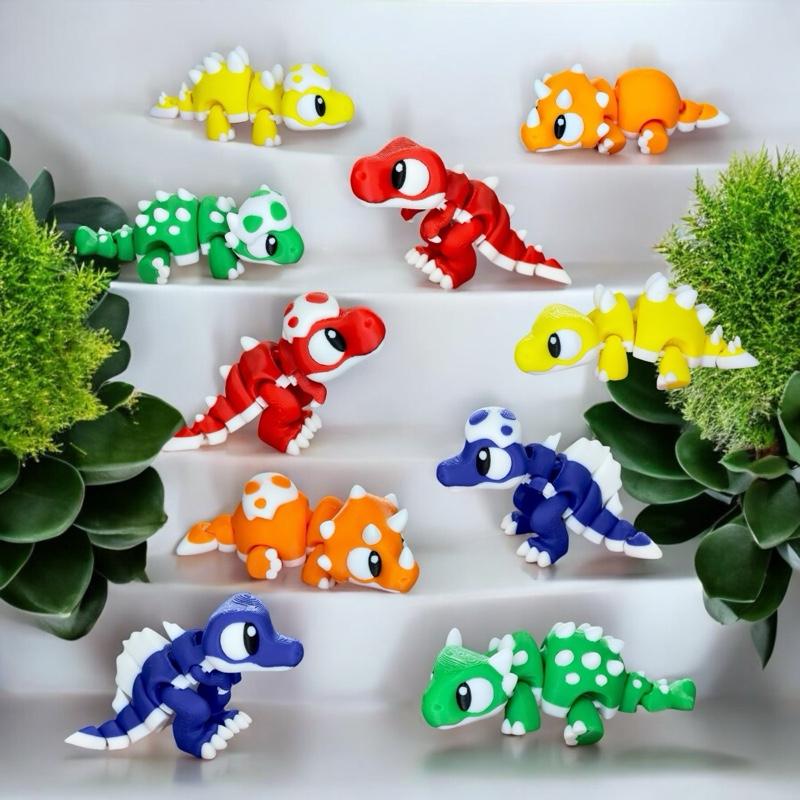 Mini Animal Figurines – Volume 1 – Articulated 3D Printed Pets